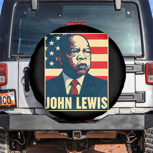 John Lewis Spare Tire Cover Black History Month TS14 No hole Black Print Your Wear