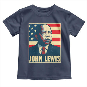 John Lewis Toddler T Shirt Black History Month TS14 Navy Print Your Wear