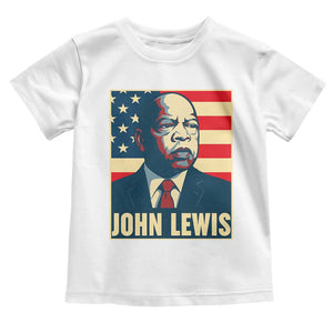 John Lewis Toddler T Shirt Black History Month TS14 White Print Your Wear
