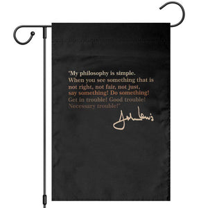 John Lewis Quote Garden Flag Black History Month TS14 Black Print Your Wear