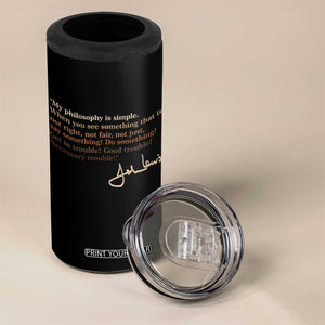John Lewis Quote 4 in 1 Can Cooler Tumbler Black History Month TS14 Print Your Wear