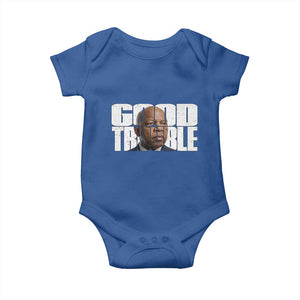 John Lewis Quote Affrican American Baby Onesie Black History Good Trouble TS14 Royal Blue Print Your Wear
