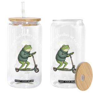 Off To Be Radical Left Scum Glass Can Funny Frog Anti ICE Political Protest TS14 Print Your Wear