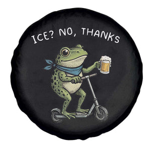 Funny Frog Anti ICE Political Protest Spare Tire Cover Ice? No Thanks TS14 Print Your Wear