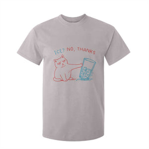 Funny Cat Anti ICE Political Protest T Shirt For Kid Ice? No Thanks TS14 Ice Gray Print Your Wear