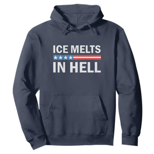 Ice Melts In Hell Hoodie Activist Statement Quote TS14 Navy Print Your Wear