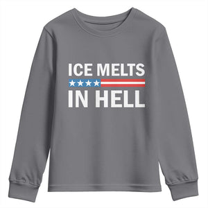 Ice Melts In Hell Youth Sweatshirt Activist Statement Quote TS14 Charcoal Print Your Wear