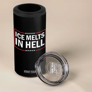 Ice Melts In Hell 4 in 1 Can Cooler Tumbler Immigrant Rights Activist Statement Protest Quote TS14 Print Your Wear
