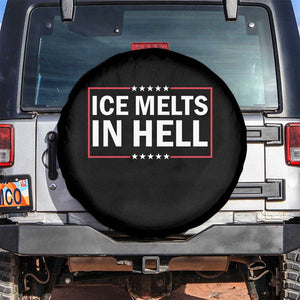 Ice Melts In Hell Spare Tire Cover Immigrant Rights Activist Statement Protest Quote TS14 No hole Black Print Your Wear