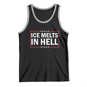 Ice Melts In Hell Tank Top Immigrant Rights Activist Statement Protest Quote TS14 Black Athletic Heather Print Your Wear