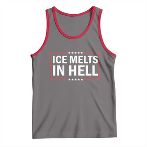 Ice Melts In Hell Tank Top Immigrant Rights Activist Statement Protest Quote TS14 Deep Heather Red Print Your Wear