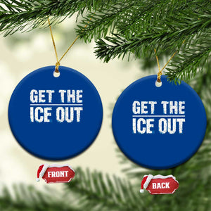 Minnesota Resist Anti ICE Immigration Protest Ladies Ceramic Ornament TS14 1pc Blue Print Your Wear