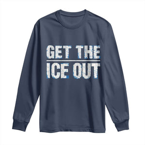Minnesota Resist Anti ICE Immigration Protest Ladies Long Sleeve Shirt TS14 Navy Print Your Wear