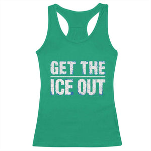 Minnesota Resist Anti ICE Immigration Protest Ladies Racerback Tank Top TS14 Irish Green Print Your Wear
