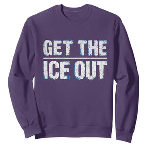 Minnesota Resist Anti ICE Immigration Protest Ladies Sweatshirt TS14 Purple Print Your Wear