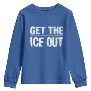 Minnesota Resist Anti ICE Immigration Protest Ladies Youth Sweatshirt TS14 Royal Blue Print Your Wear