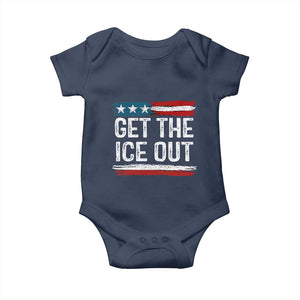 Anti ICE Immigration Protest Human Rights Baby Onesie TS14 Navy Print Your Wear