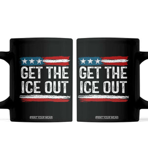 Anti ICE Immigration Protest Human Rights Coffee Mug TS14 Black Print Your Wear