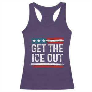 Anti ICE Immigration Protest Human Rights Racerback Tank Top TS14 Purple Print Your Wear