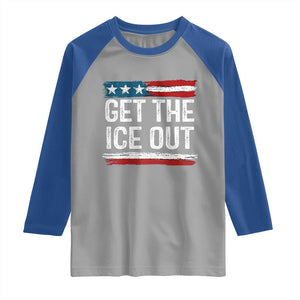 Anti ICE Immigration Protest Human Rights Raglan Shirt TS14 Sport Gray Royal Print Your Wear