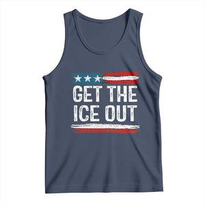 Anti ICE Immigration Protest Human Rights Tank Top TS14 Navy Print Your Wear