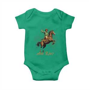 How Lucky Are We Baby Onesie Cowboy Western Irish St Patrick's Day TS14 Irish Green Print Your Wear
