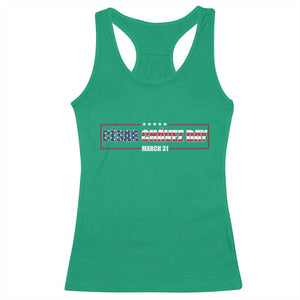 Cesar Chavez Racerback Tank Top Hispanic Heritage Month Mexican Immigrant TS14 Irish Green Print Your Wear