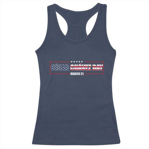 Cesar Chavez Racerback Tank Top Hispanic Heritage Month Mexican Immigrant TS14 Navy Print Your Wear