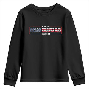 Cesar Chavez Youth Sweatshirt Hispanic Heritage Month Mexican Immigrant TS14 Black Print Your Wear