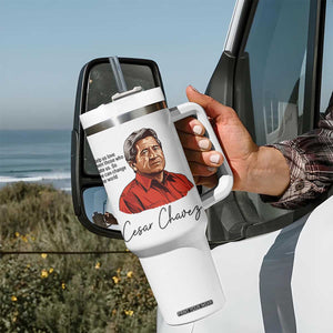 Cesar Chavez Quote Tumbler With Handle 31 March Celebration Day TS14 Print Your Wear