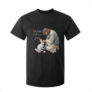 Silly Rabbit Easter Is For Jesus T Shirt For Kid Christian Easter Religious TS14 Black Print Your Wear