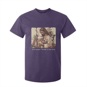 Silly Rabbit Easter Is For Jesus T Shirt For Kid Christian Jeusus Floral Easter TS14 Purple Print Your Wear