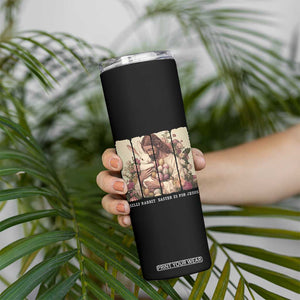 Silly Rabbit Easter Is For Jesus Skinny Tumbler Christian Jeusus Floral Easter TS14 Print Your Wear