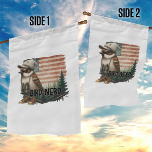 Bird Nerd Garden Flag Funny Bird Watching Patriotic American Flag TS14 Print Your Wear