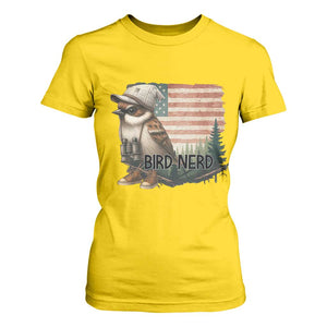 Bird Nerd T Shirt For Women Funny Bird Watching Patriotic American Flag TS14 Daisy Print Your Wear