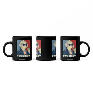 Two Fiddy George Washington 250th Anniversary Coffee Mug Funny 4th of July
