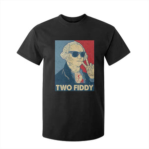 Two Fiddy George Washington 250th Anniversary T Shirt For Kid Funny 4th of July