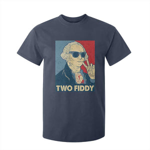 Two Fiddy George Washington 250th Anniversary T Shirt For Kid Funny 4th of July