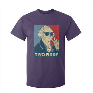 Two Fiddy George Washington 250th Anniversary T Shirt For Kid Funny 4th of July