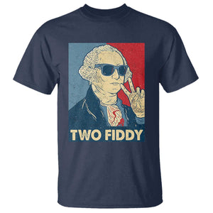 Two Fiddy George Washington 250th Anniversary T Shirt Funny 4th of July