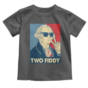 Two Fiddy George Washington 250th Anniversary Toddler T Shirt Funny 4th of July
