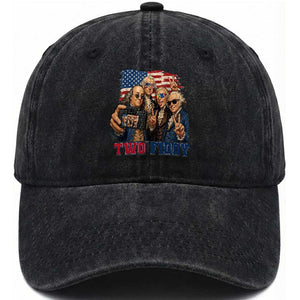 Two Fiddy 250th Anniversary Washed Cotton Baseball Cap Funny Founding Father 4th of July