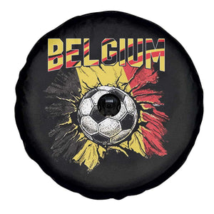 Belgium Belgian Flag Souvenir Belgie Spare Tire Cover Game Day Soccer Fans Football TS14 Print Your Wear