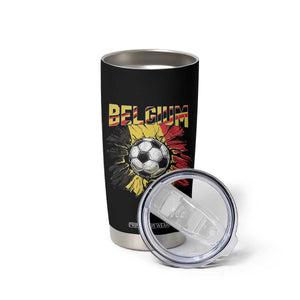 Belgium Belgian Flag Souvenir Belgie Tumbler Cup Game Day Soccer Fans Football TS14 Print Your Wear