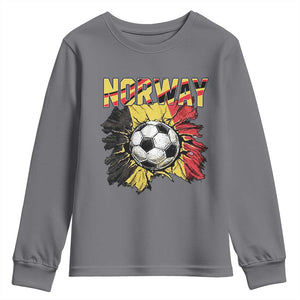 Belgium Belgian Flag Souvenir Belgie Youth Sweatshirt Game Day Soccer Fans Football TS14 Charcoal Print Your Wear