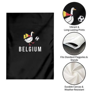 Belgium Football Garden Flag Silly Goose Soccer Fan Support