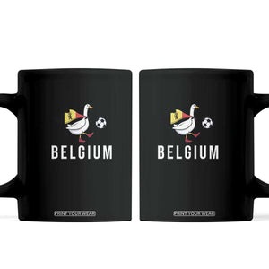 Belgium Football Coffee Mug Silly Goose Soccer Fan Support