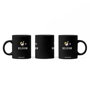 Belgium Football Coffee Mug Silly Goose Soccer Fan Support
