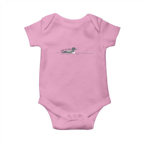 Funny Leave Me A Loon Nature Bird Lovers Baby Onesie