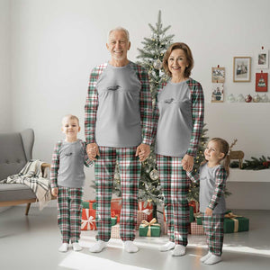 Funny Leave Me A Loon Nature Bird Lovers Plaid Pajama Set